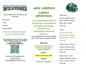 Mini Campamentos Deportivos Wolverine: Grados 3-8
